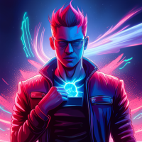 Ultradetailed illustration of an energy cosmic spell casted in nebula in the universe, Kamehameha, neon cyberpunk setting, cyberpunk 2 0 7 7, highly detailed,Concept art by jama jurabaev,
